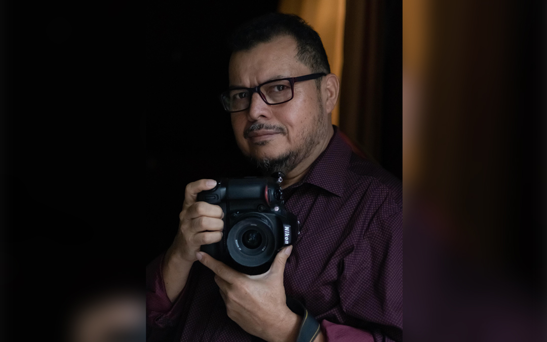 El fotógrafo nicaragüense Óscar Navarrete en una imagen de archivo.