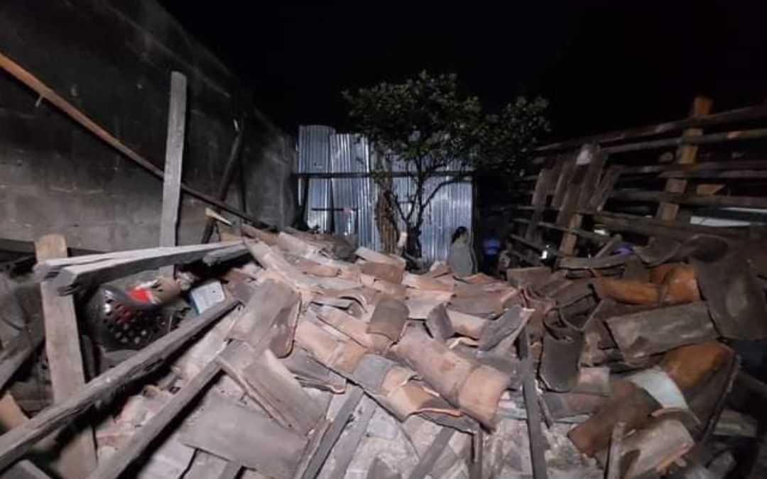 Lluvias y fuertes vientos dejan ocho viviendas dañadas en Somoto