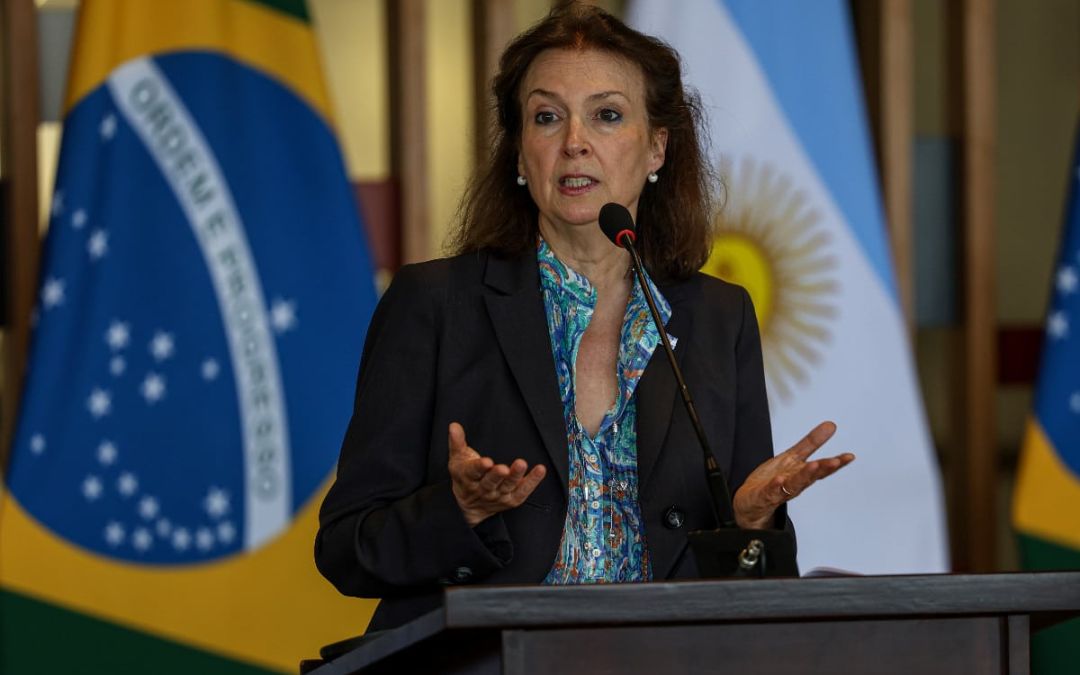 Diana Mondino, canciller de Argentina.
