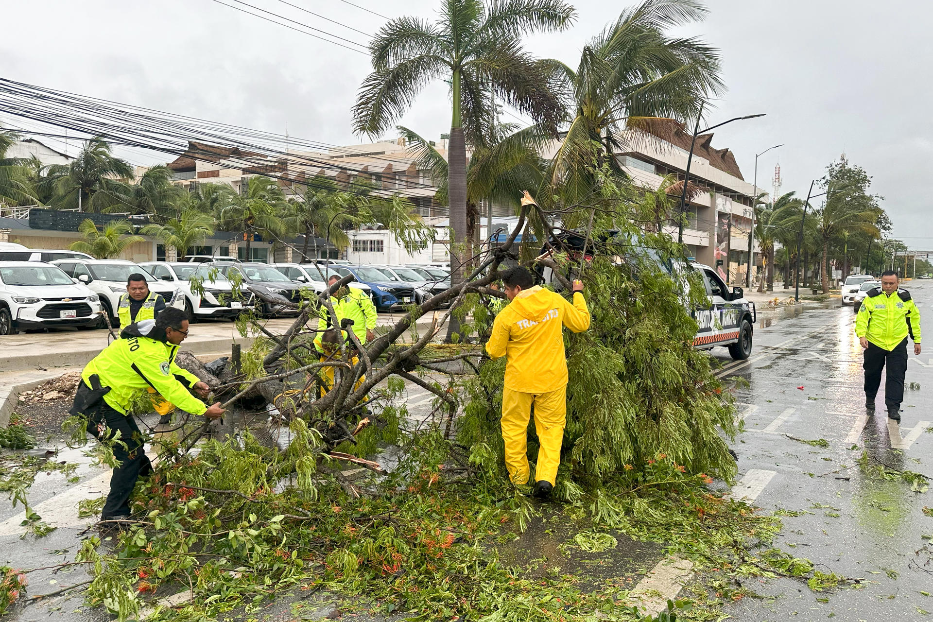 El huracán Beryl causa lluvias «muy fuertes» en la frontera noreste de México