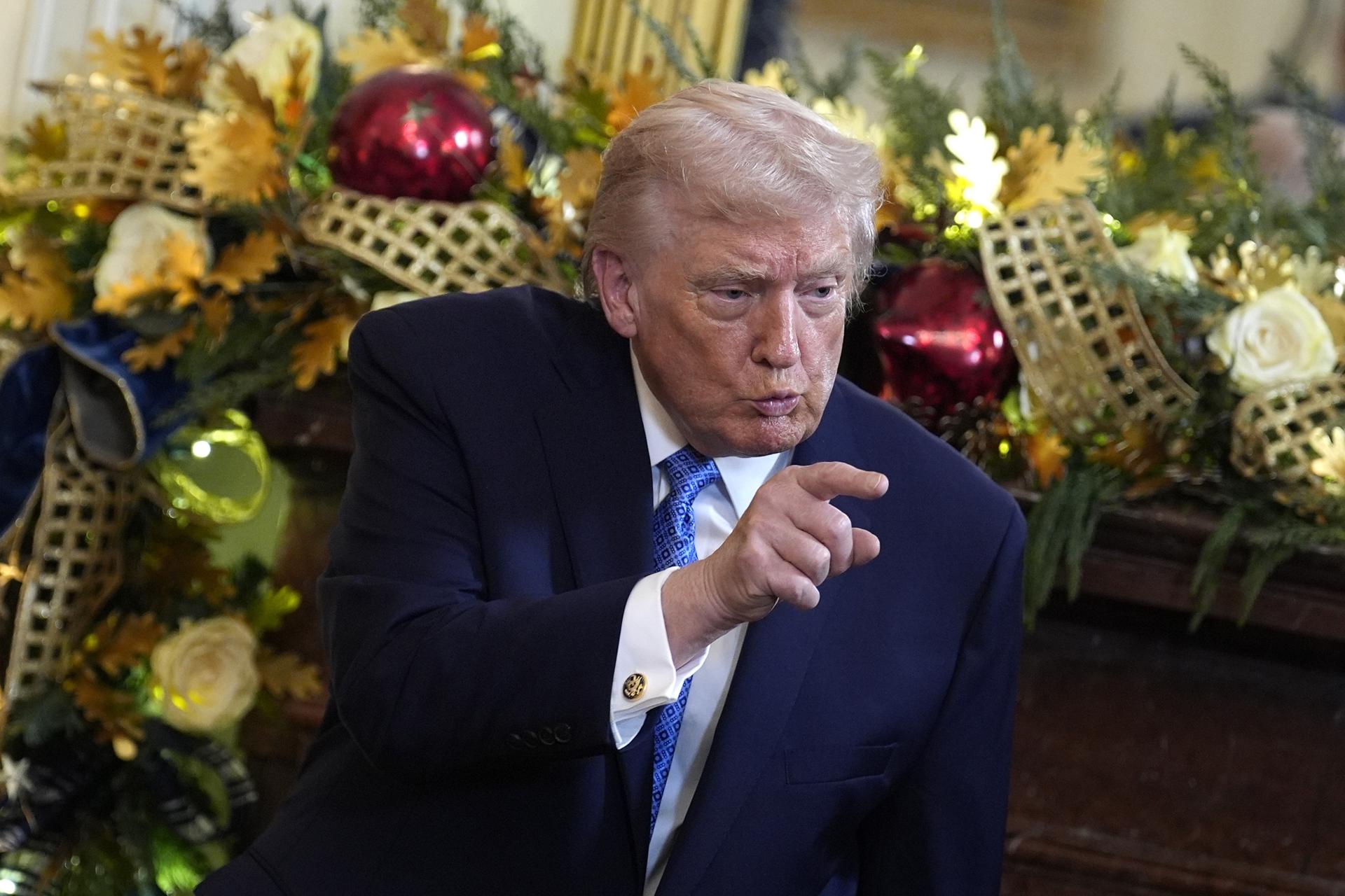 Trump dice que Venezuela le quitó derechos petroleros a EE.UU. y los quiere de vuelta