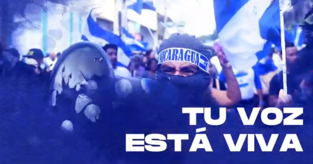 CDN lanza campaña “Tu voz está viva” para visibilizar la represión en Nicaragua