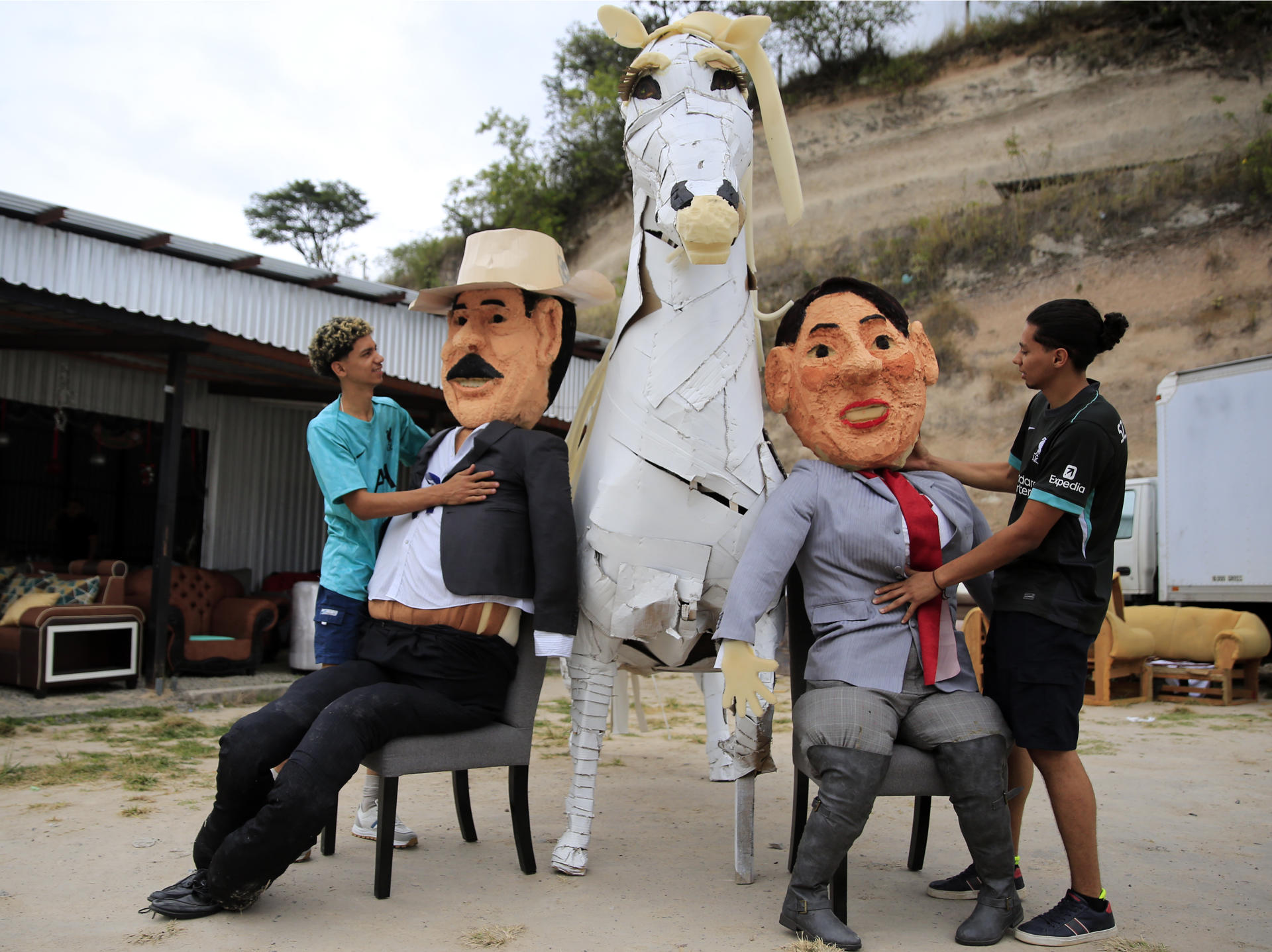 La pareja presidencial de Honduras será ‘quemada’ despidiendo la Nochevieja de 2024