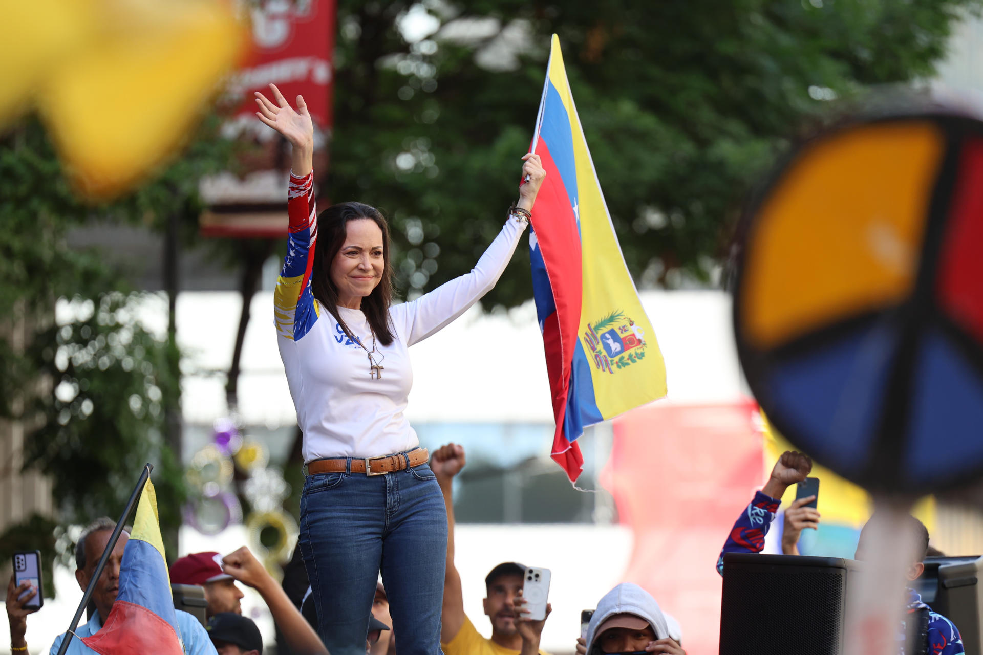 Machado felicita a Paz y cree que Venezuela y Bolivia comparten un «destino de libertad»