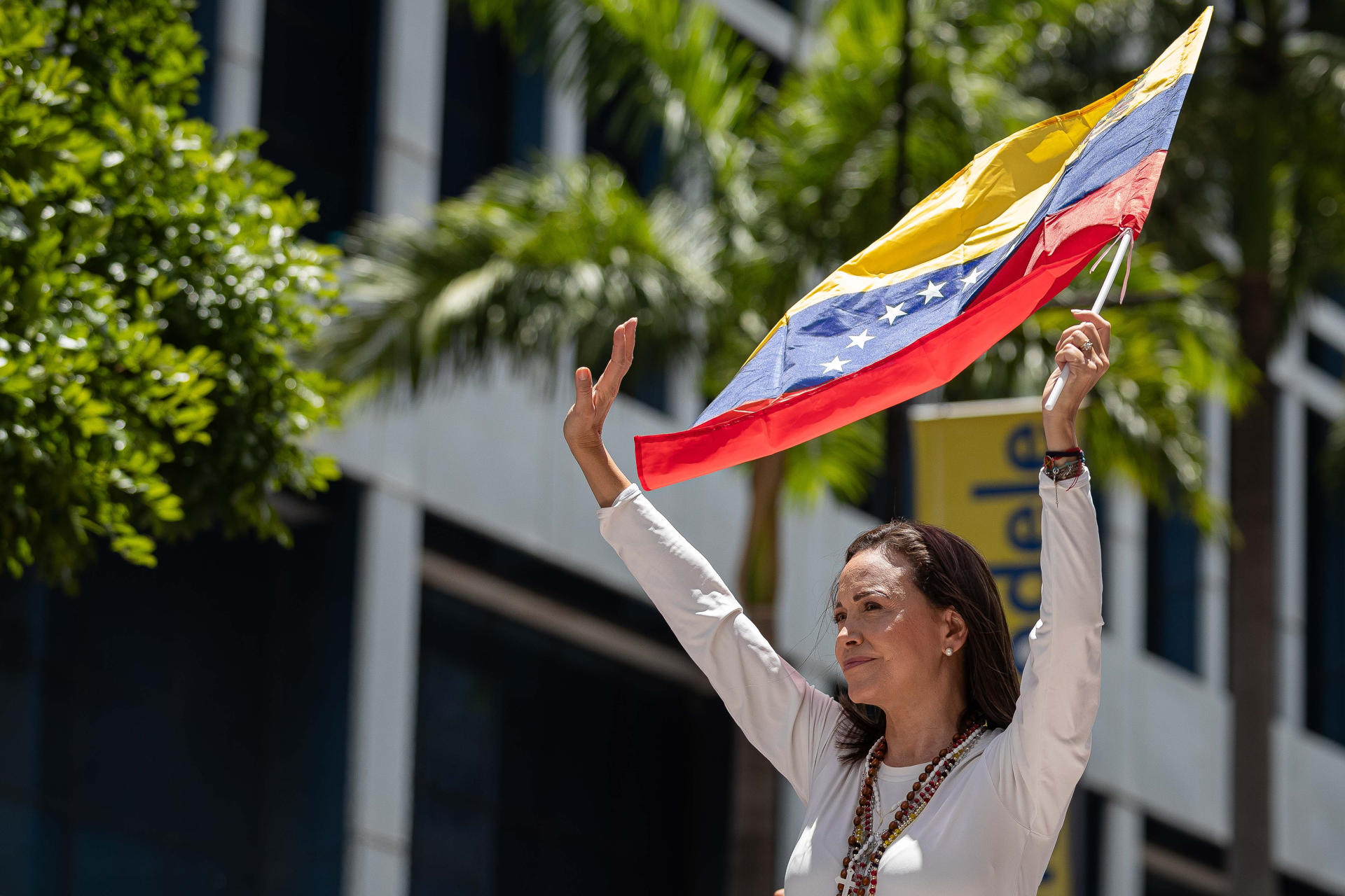 Machado alerta de una «ola de terror» en Venezuela tras detención de un alcalde opositor