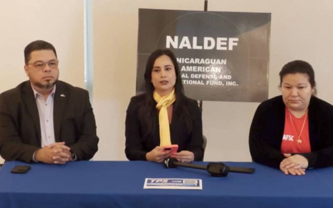 Abogan por una ampliación del TPS para nicaragüenses en Estados Unidos