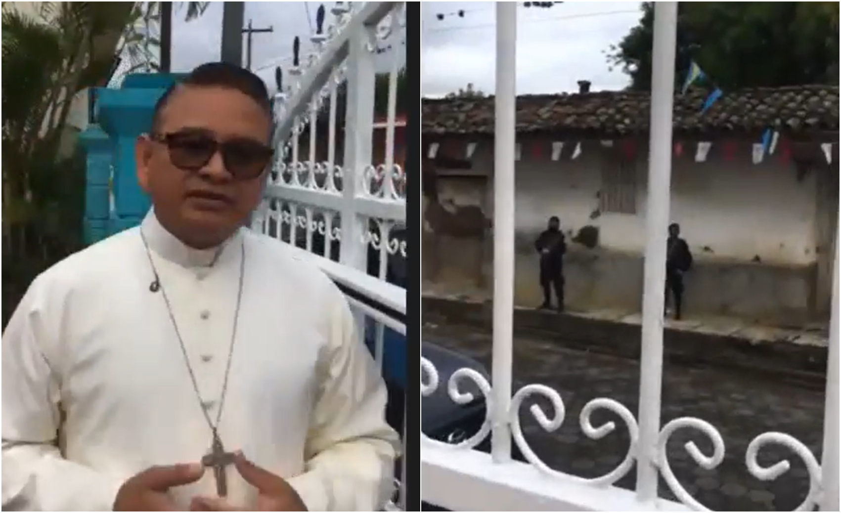 El padre Harvy Padilla reprende a policías que impiden a sus feligreses participar en misa: “El rechazo del pueblo es hacia ustedes”