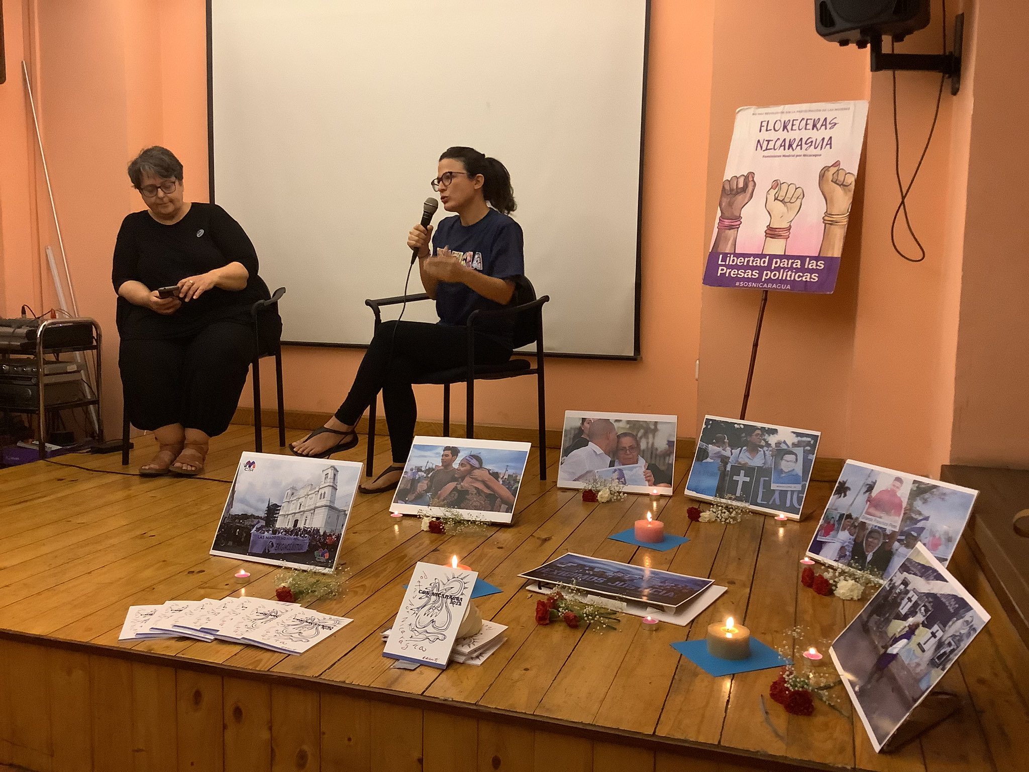 Ana Lucila Álvarez, hermana de Tamara Dávila, lanza un SOS en Madrid por el deterioro de la salud de los presos políticos 