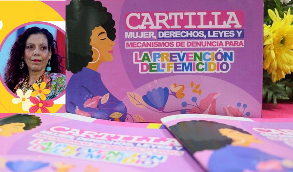 Cartilla para la prevención de femicidios que presentó el régimen es “excluyente” y enaltece figura de Rosario Murillo  