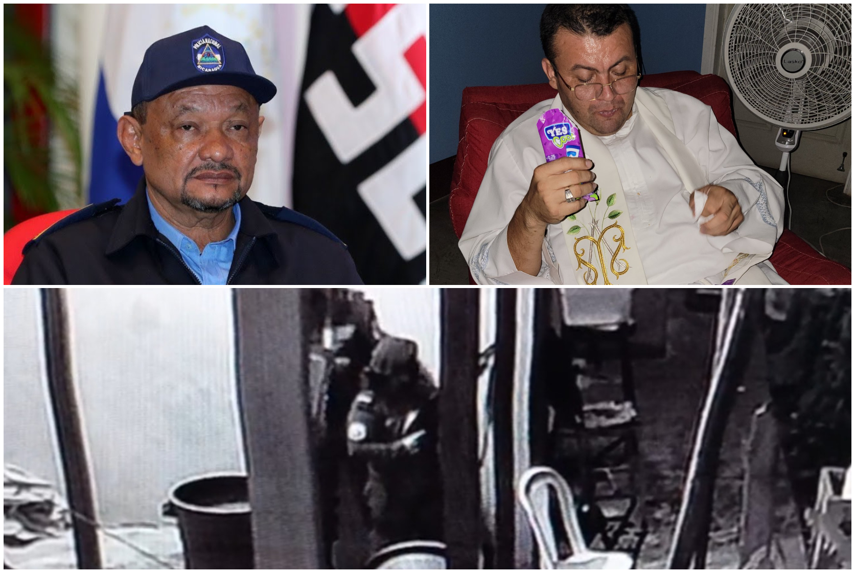 El comisionado Avellán comanda asalto policial a la parroquia de Sébaco y antimotines usan el templo como baño público