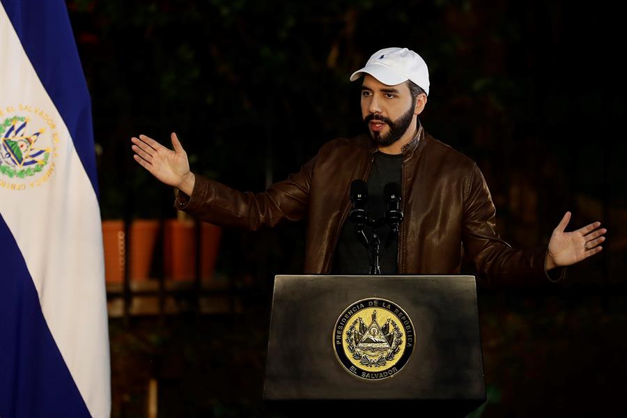 Nayib Bukele afirma que El Salvador por «primera vez vive en paz»
