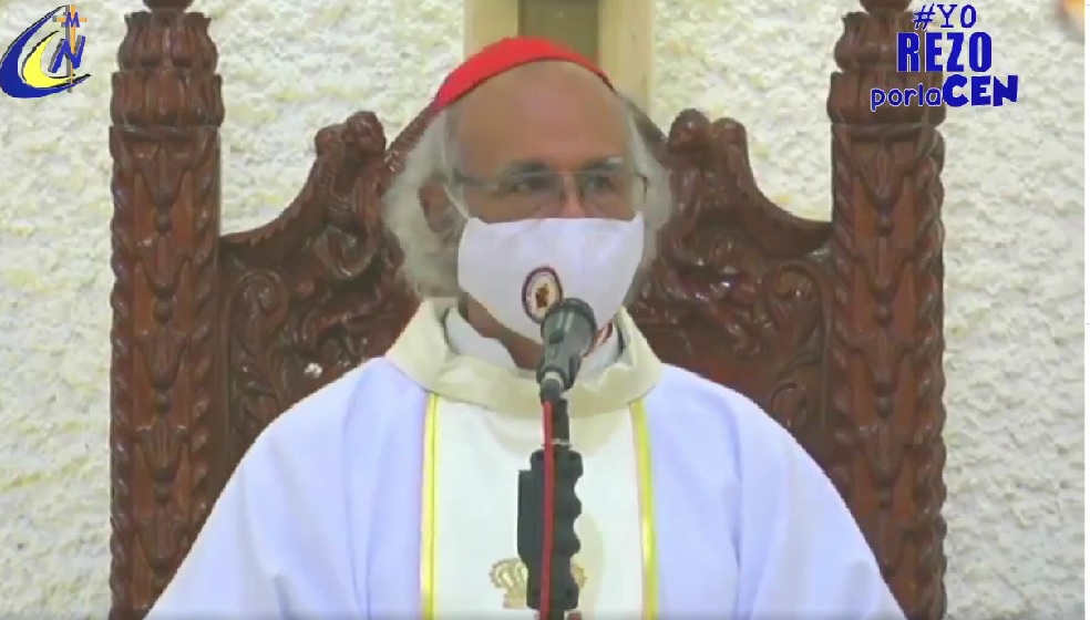 Cardenal Brenes llama a católicos nicaragüenses a no tener miedo