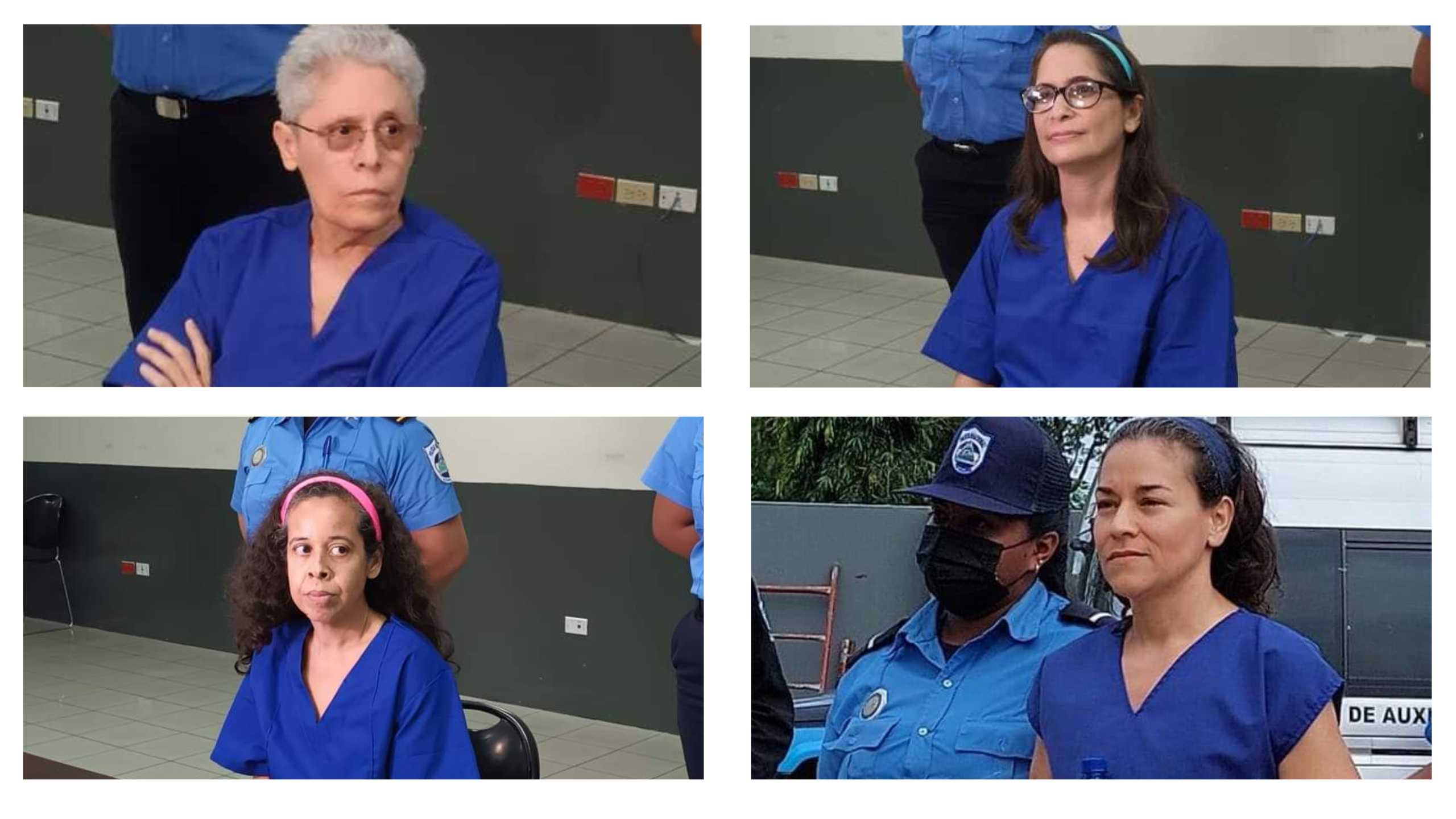 La dictadura publica las primeras fotos de las presas políticas de Nicaragua