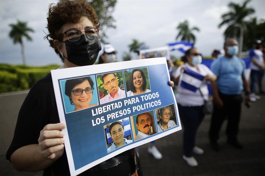 Familiares de presos políticos en Nicaragua llaman al mundo por sus DD.HH.