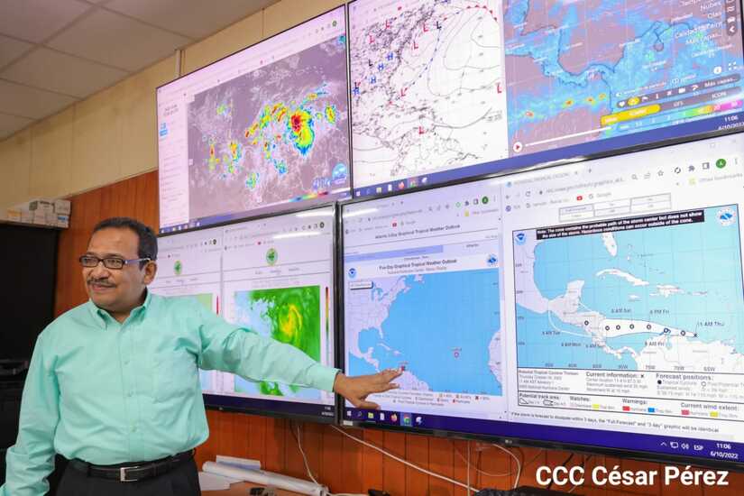 Nicaragua se prepara ante el posible impacto de un huracán este fin de semana