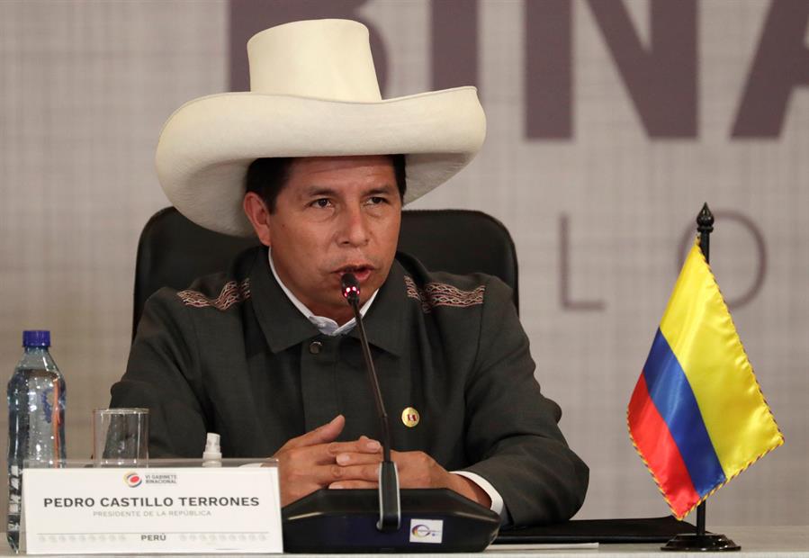 La Fiscalía peruana denuncia constitucionalmente a Pedro Castillo por corrupción