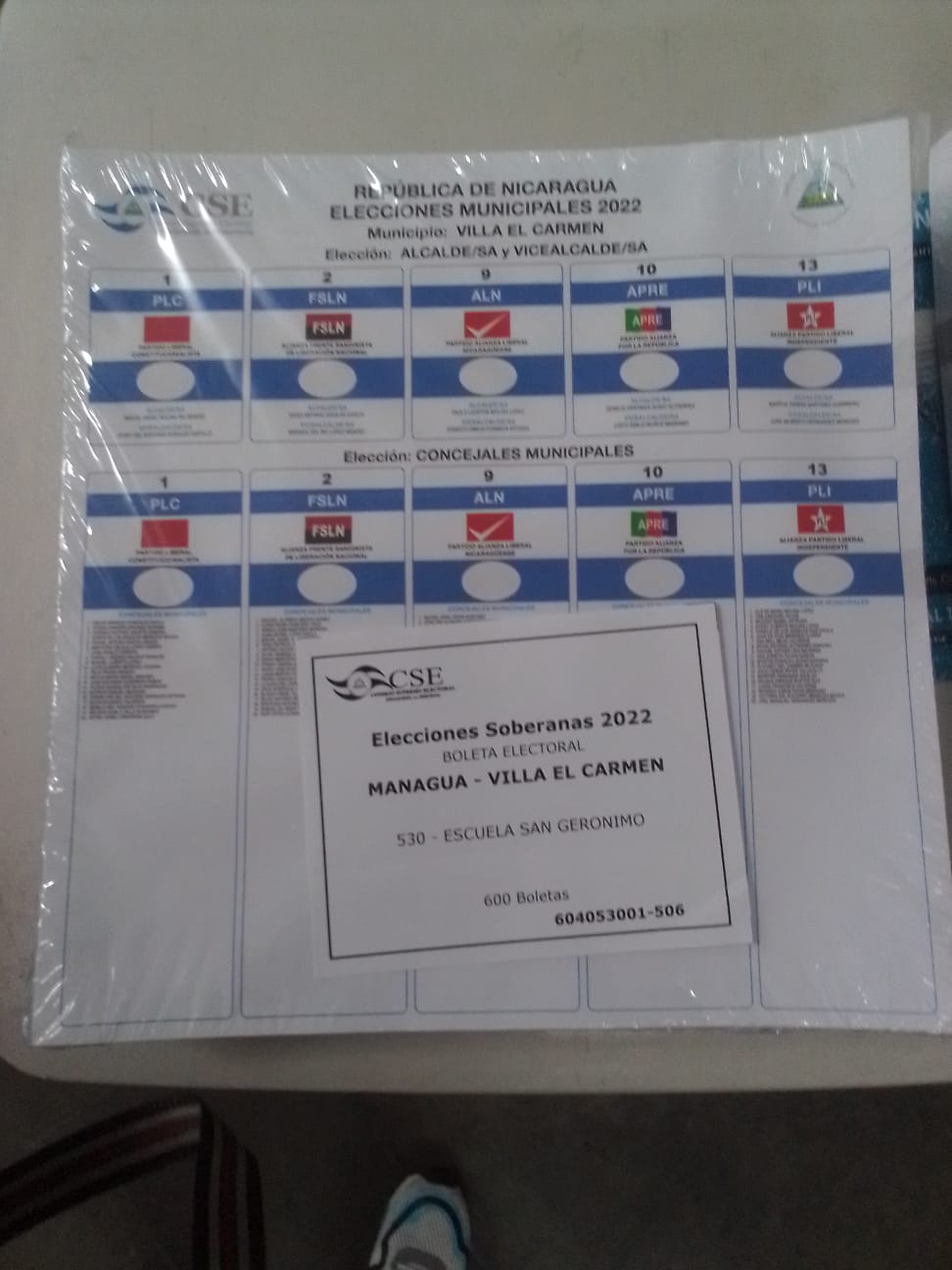 CSE imprime boletas electorales violando otra vez la Ley de Contrataciones Públicas
