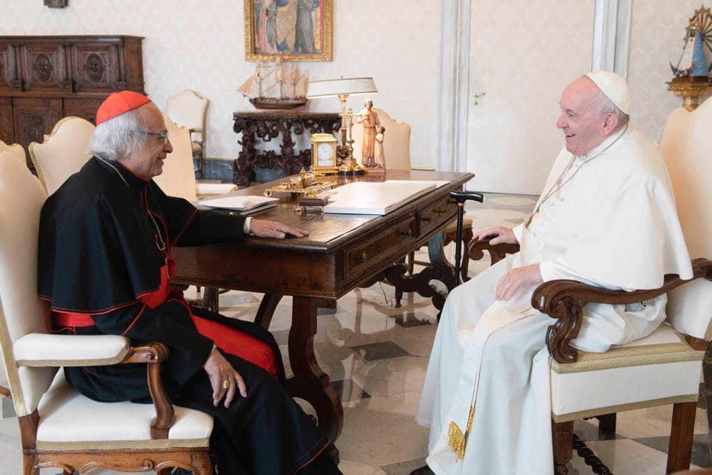 El cardenal Brenes expone al papa Francisco la “realidad” de la Iglesia en Nicaragua