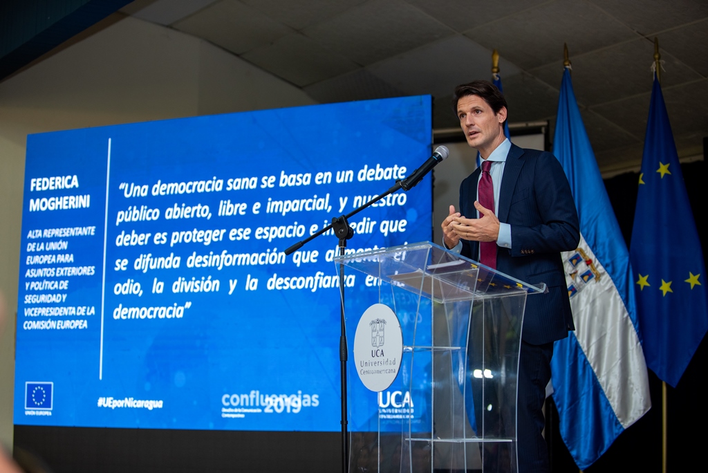 Representante de la UE en Managua: “La prensa libre es un pilar de la democracia”