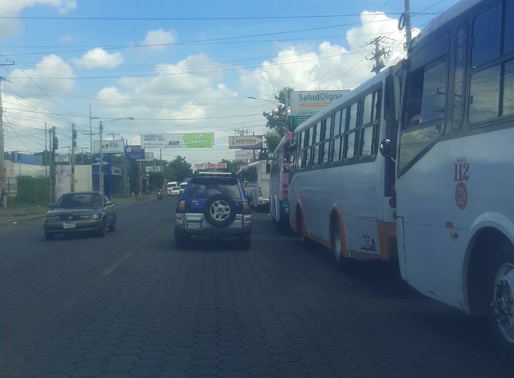 Managua sin buses y las JRV vacías