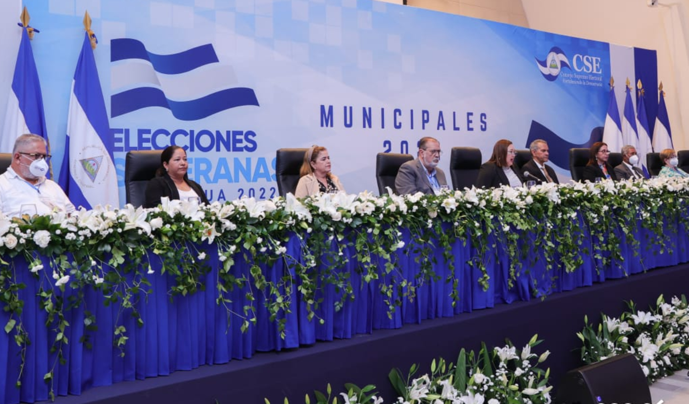 El CSE adjudica el 100% de las alcaldías al Frente Sandinista de Daniel Ortega