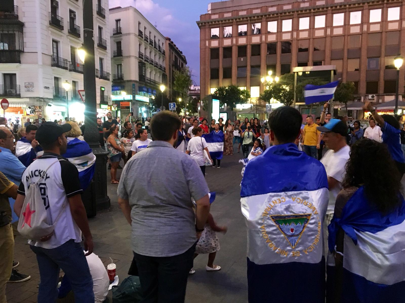 Homenaje a las víctimas de la dictadura Ortega-Murillo en España