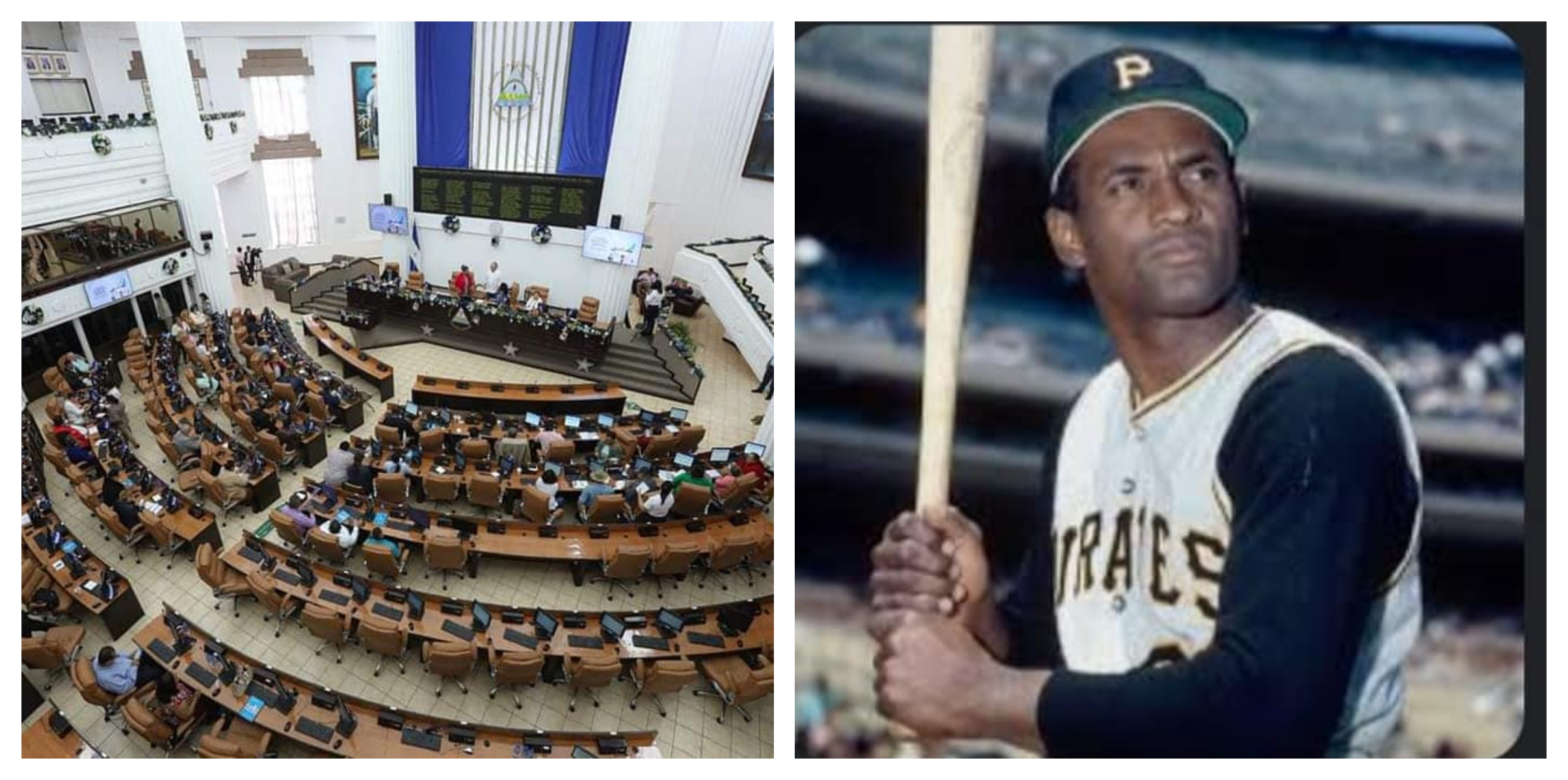 La Asamblea declara Héroe Nacional a Roberto Clemente en medio de insultos a Dennis Martínez