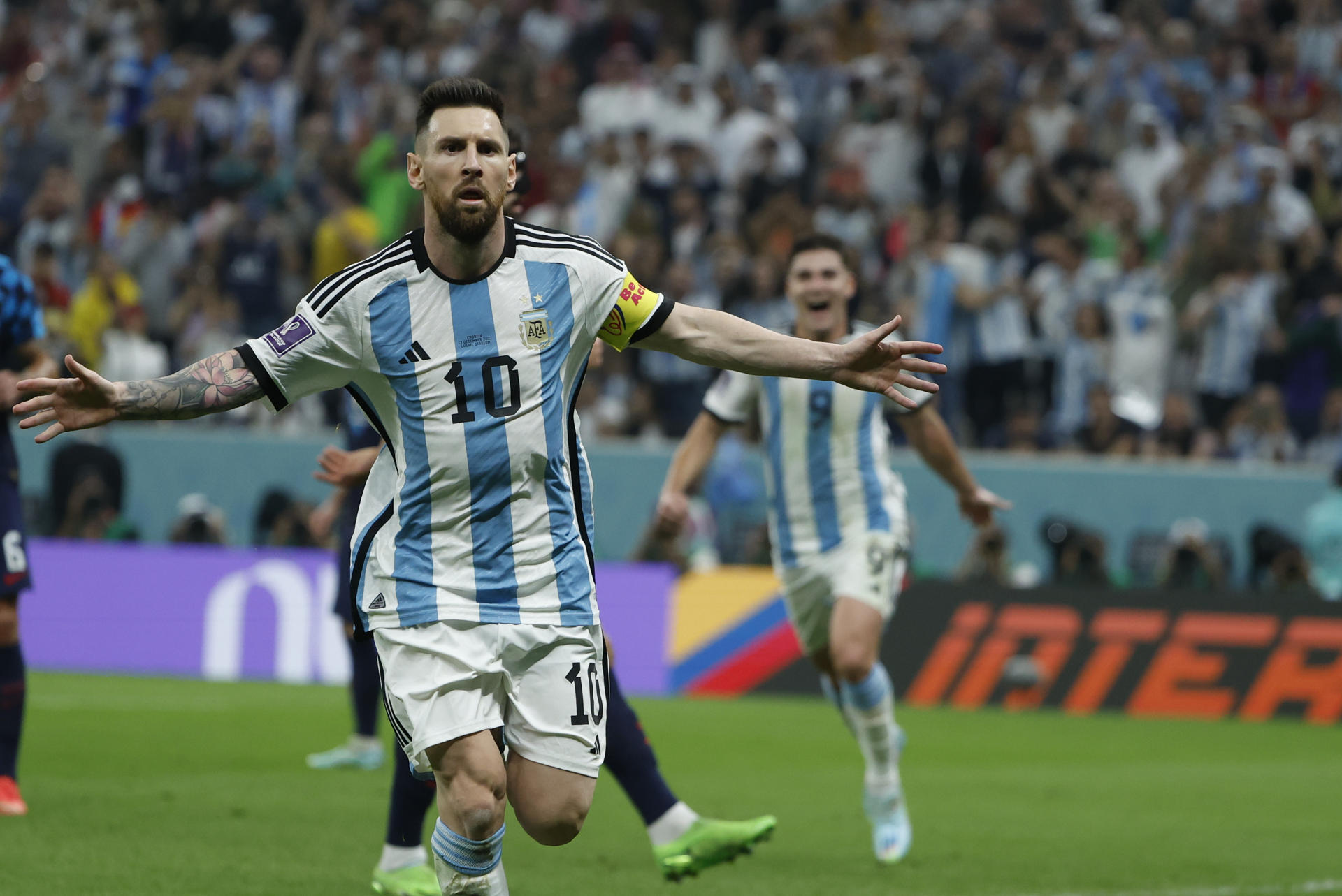 Ortega y Murillo felicitan a Messi y Argentina por triunfo en el Mundial