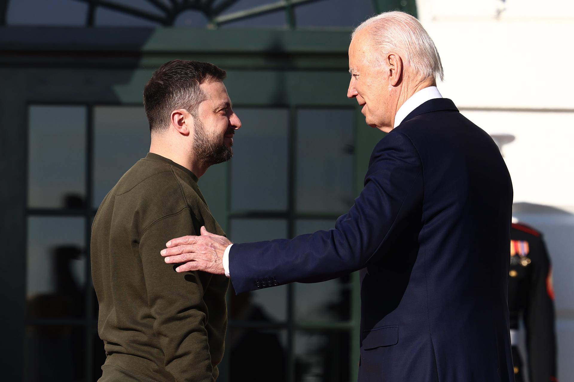 El mensaje de Biden y Zelenski durante su encuentro en la Casa Blanca