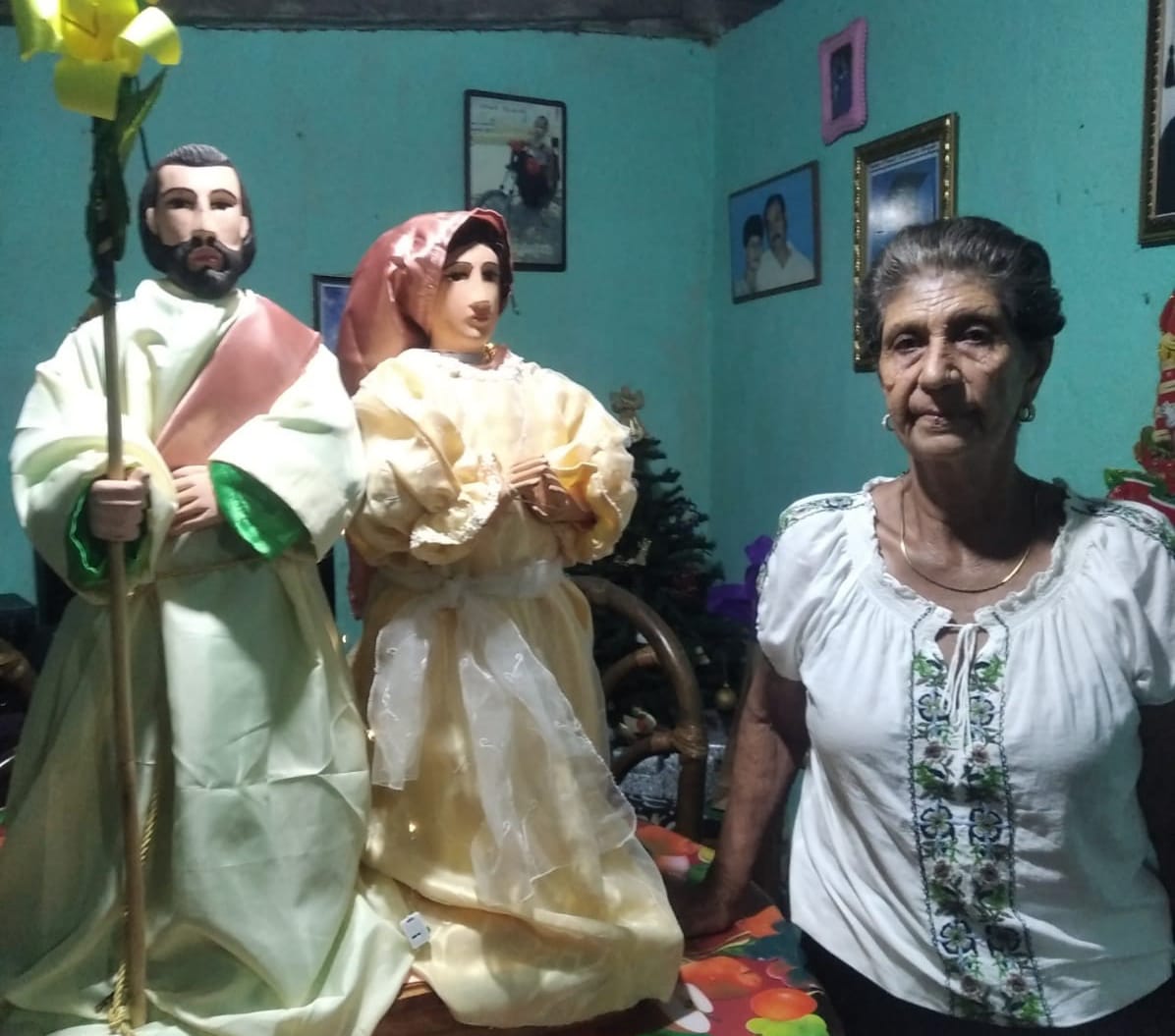 La devota diriambina que promueve tradicionales posadas en su barrio