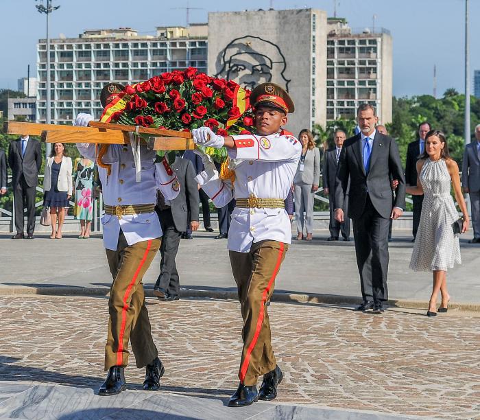 El rey Felipe de España recorre La Habana