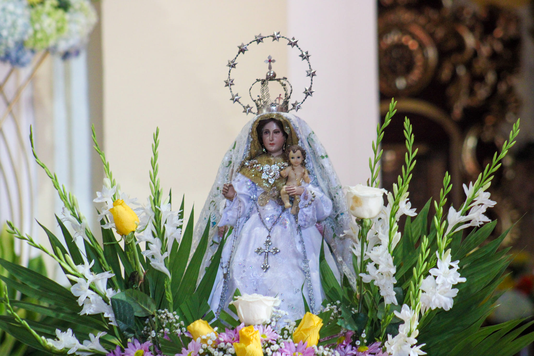 Despliegue policial en Diriomo por la bajada de la Nuestra Señora de Candelaria
