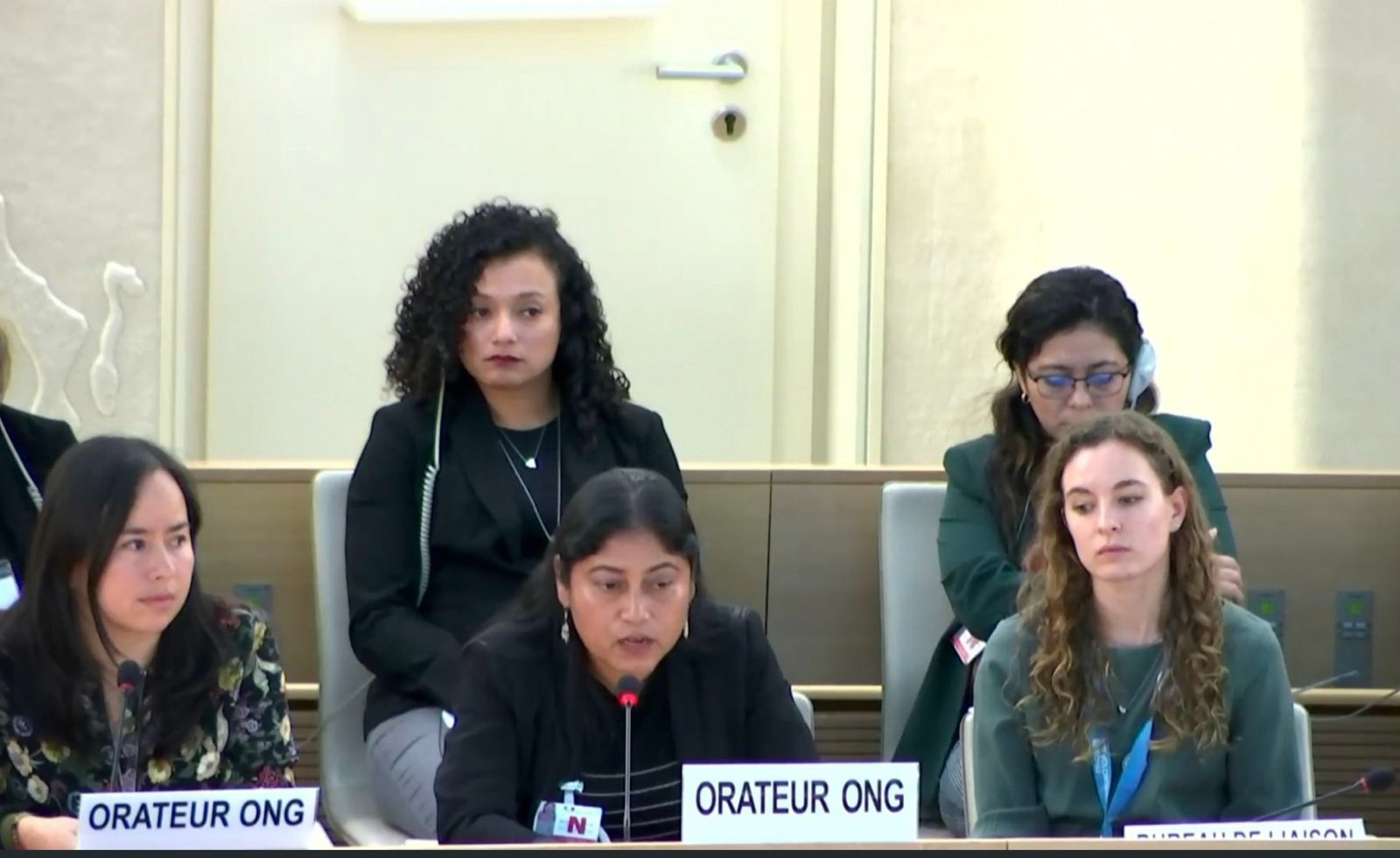 Becky Mc.Cray, la primera mujer rama que habla en un foro de la ONU