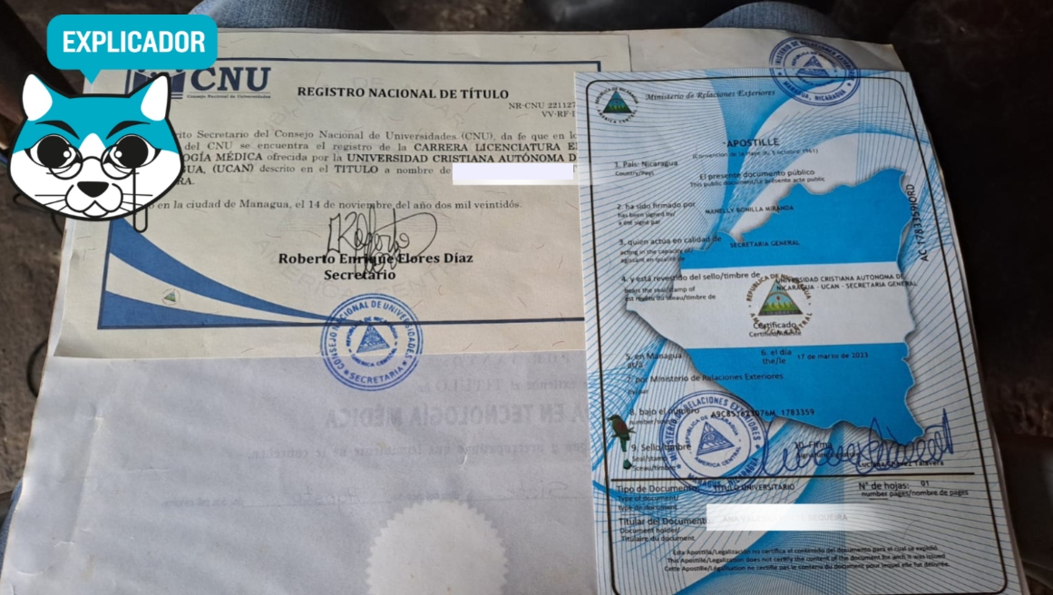 ¿Quiere apostillar su diploma de bachiller o su título universitario de Nicaragua? Le explicamos cuál es el proceso