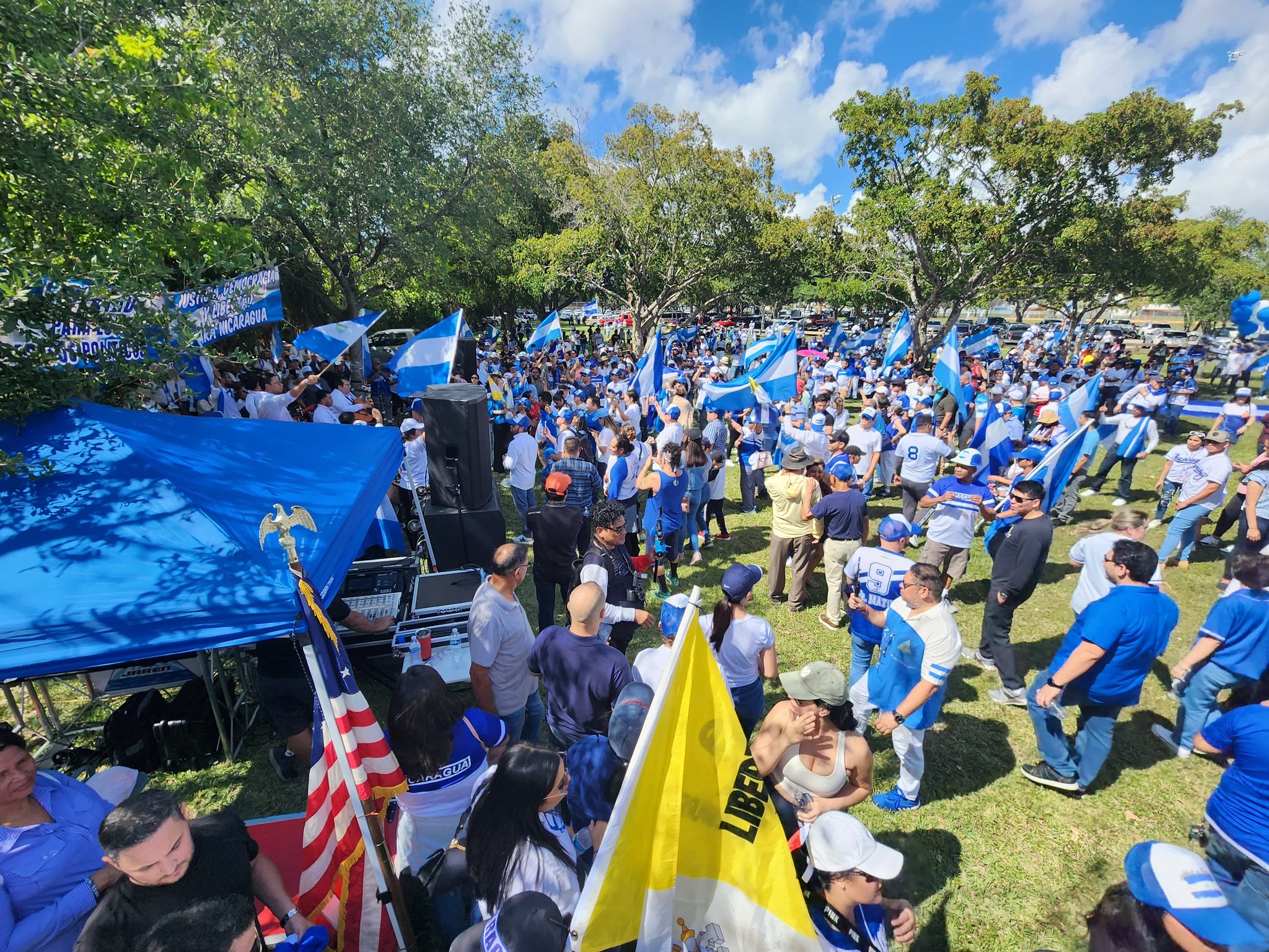 Nicaragüenses de Miami honran las protestas de 2018 con un mensaje de unidad