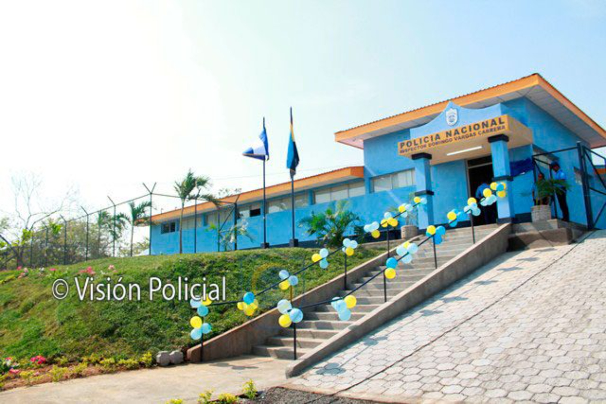 Policía Orteguista abre puesto en El Tránsito, León, “para combatir el narcotráfico” 