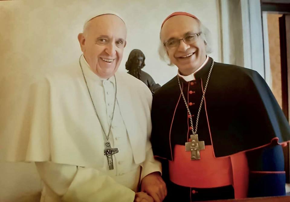 Cardenal Brenes se reúne en privado con el papa Francisco