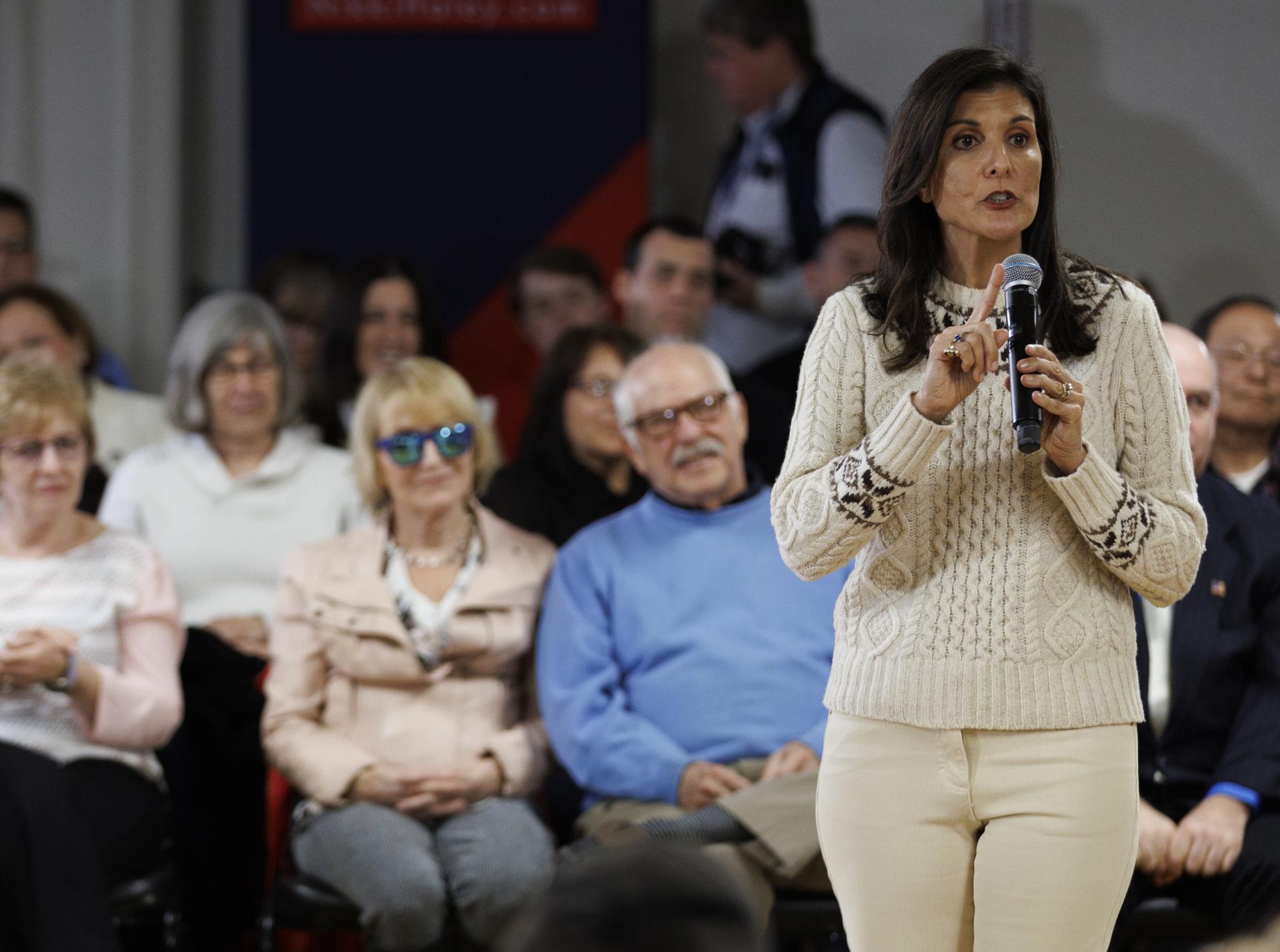 La aspirante a la Casa Blanca Nikki Haley aboga por no separar familias en la frontera