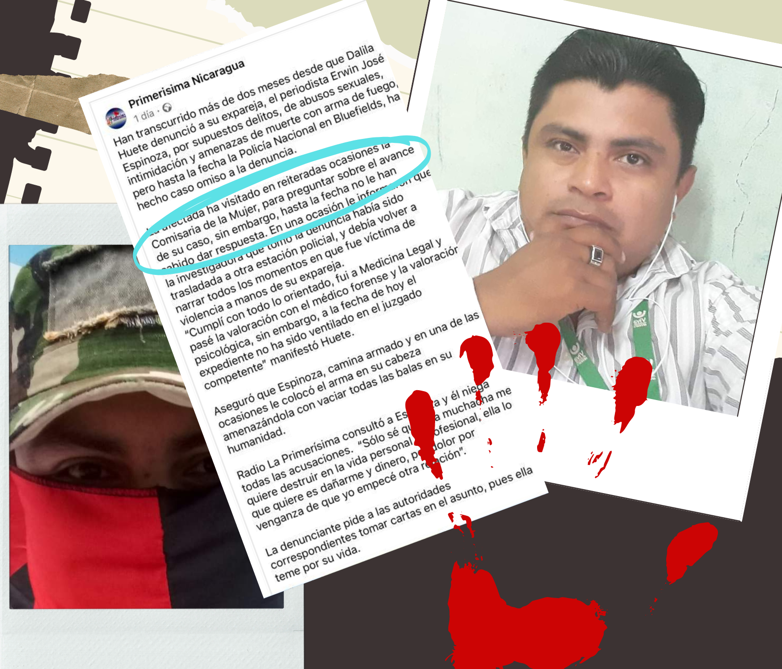 Periodista oficialista amenaza de muerte a su expareja y la denuncia lleva más de dos meses engavetada