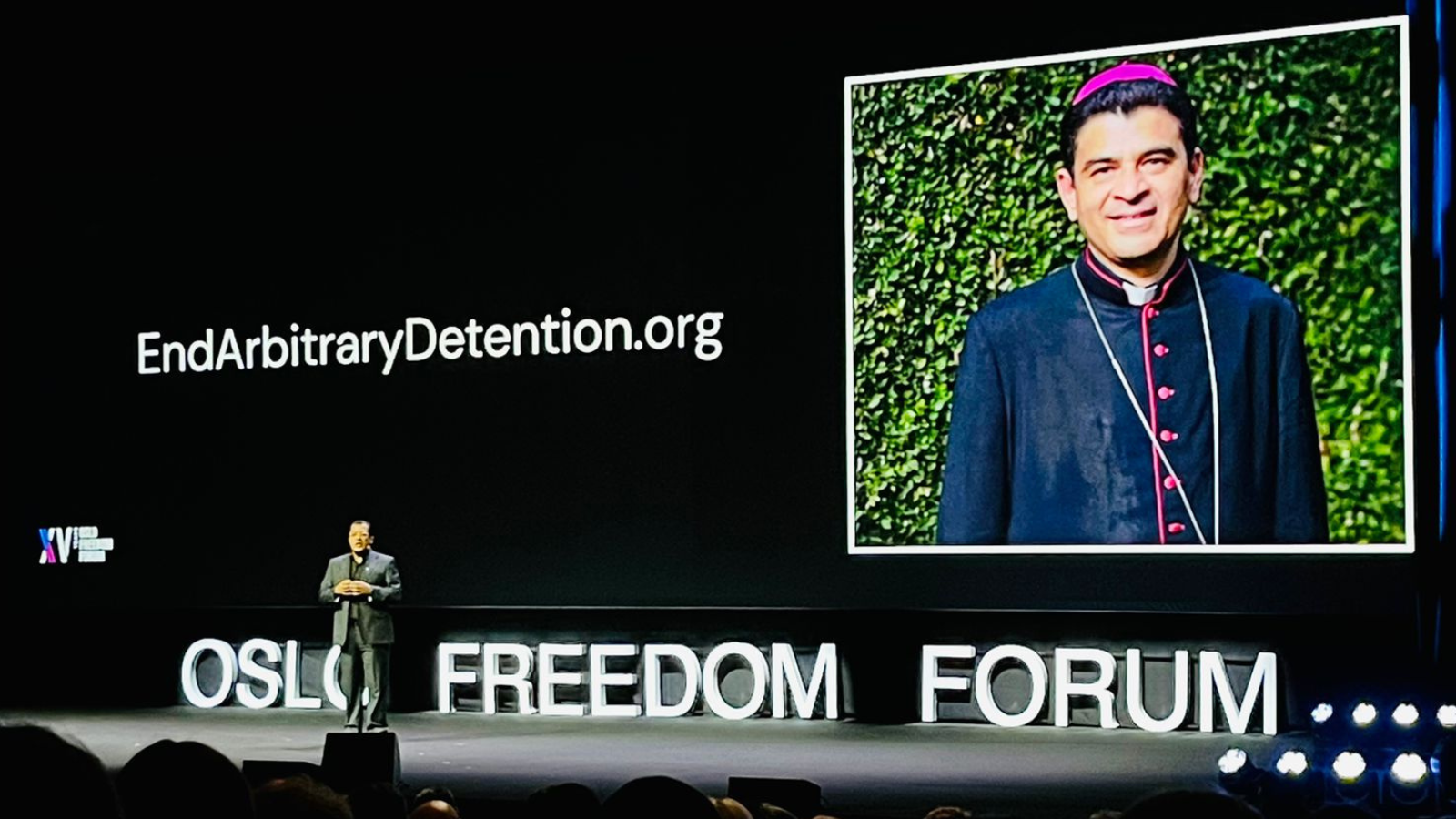 Monseñor Rolando Álvarez es imagen de la Campaña mundial contra la detención arbitraria