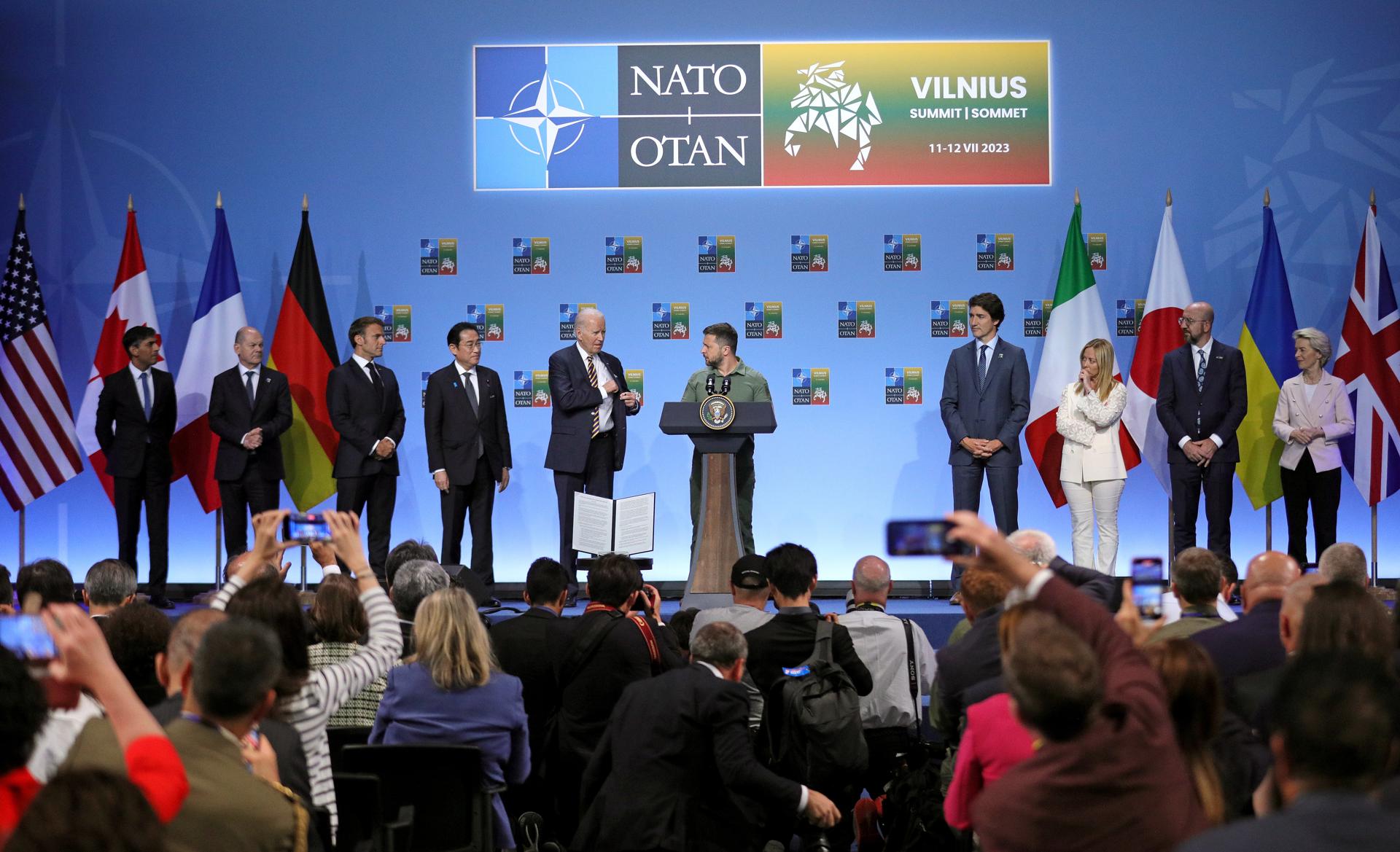 Los líderes del G7 se comprometen a garantizar la seguridad de Ucrania a largo plazo