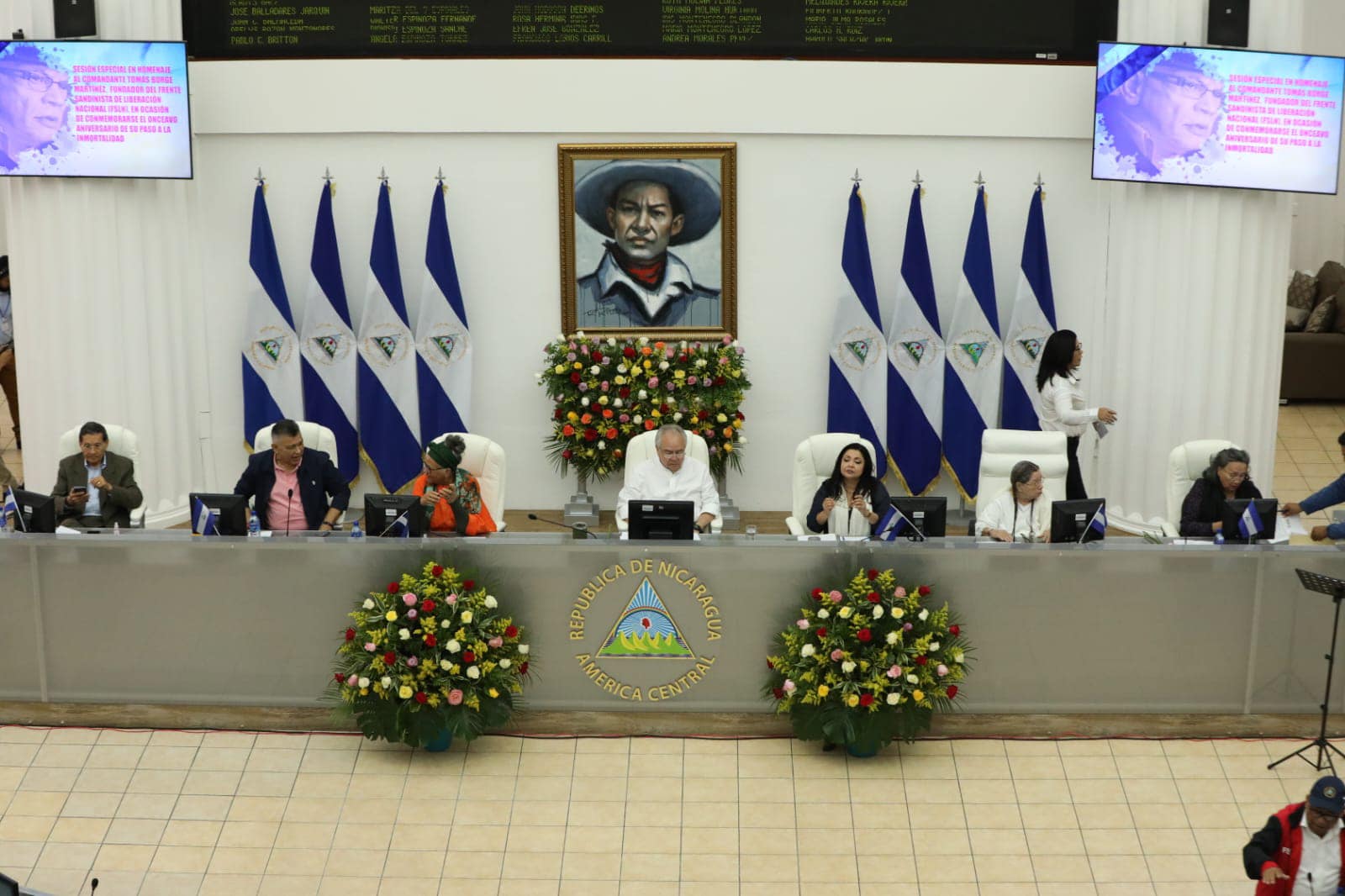 La Asamblea Nacional de Nicaragua opera con toda su junta directiva sancionada por Estados Unidos