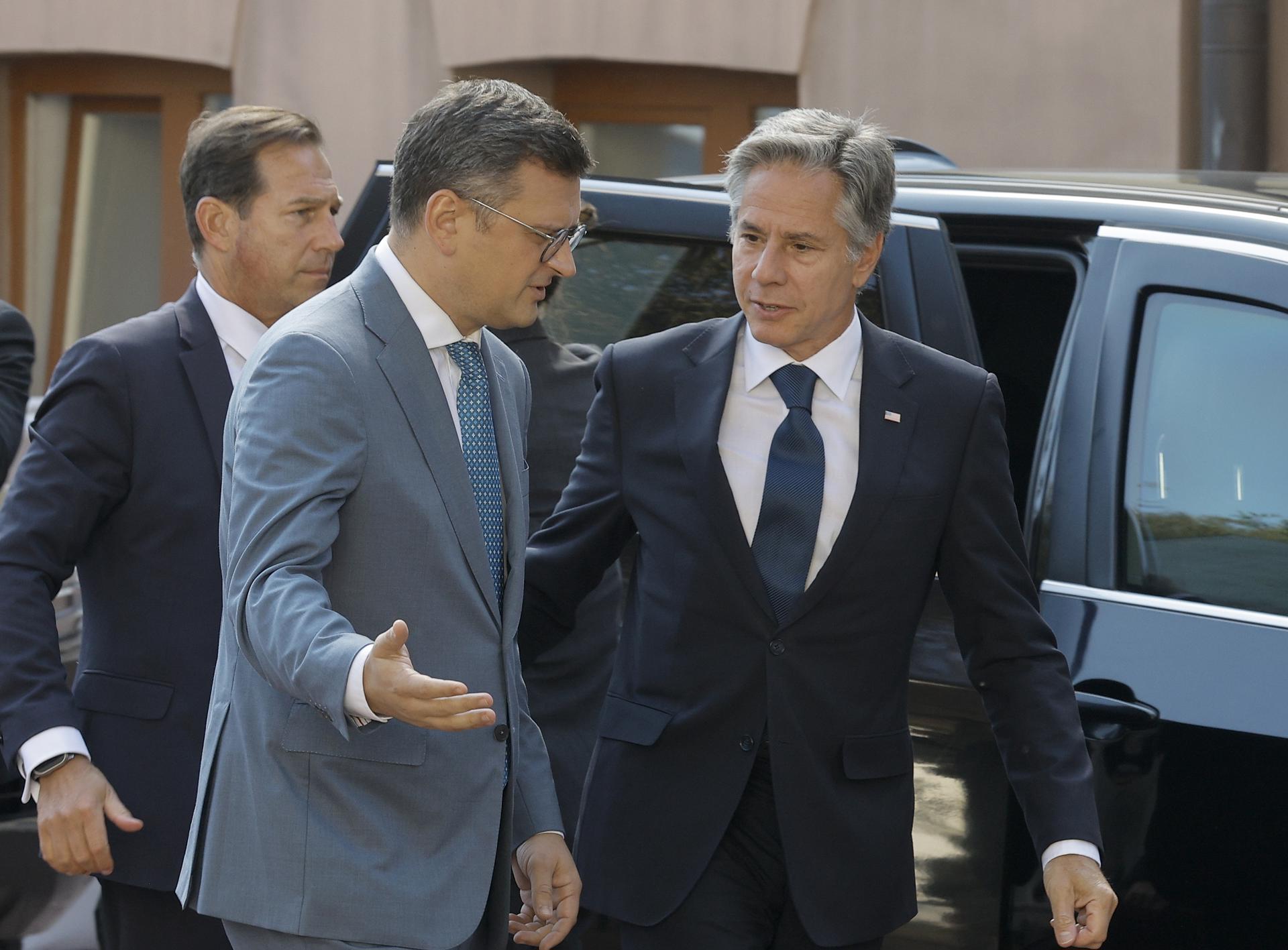 Blinken llega por tercera vez a Ucrania desde el inicio de la guerra