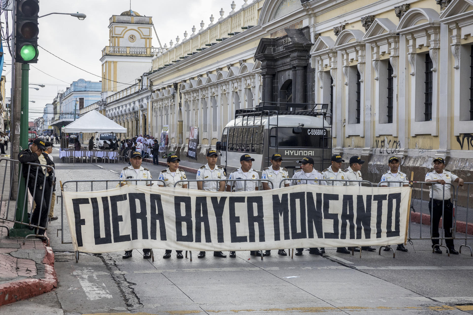 Campesinos de Guatemala protestan contra iniciativa de la «Ley Monsanto»