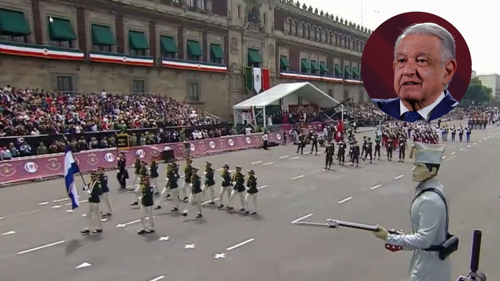 Militares de Nicaragua y Rusia causan molestia por desfilar en México y López Obrador sale en su defensa