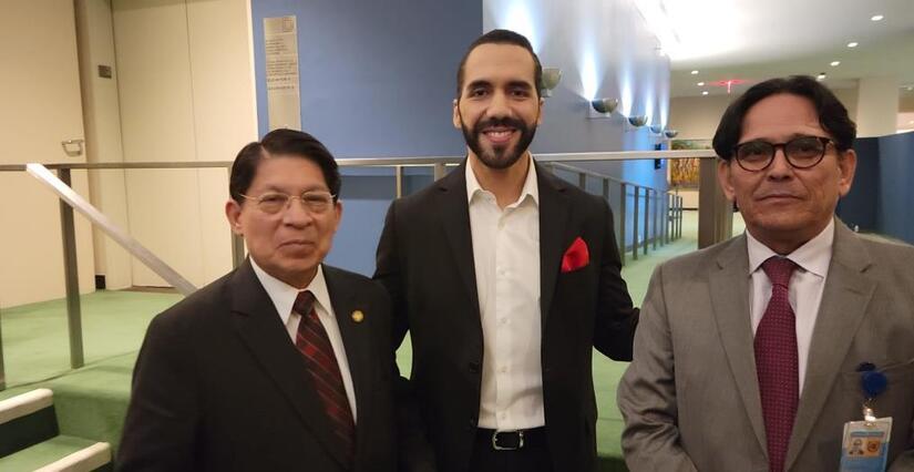Bukele sostiene un encuentro con representantes de la dictadura en Nueva York