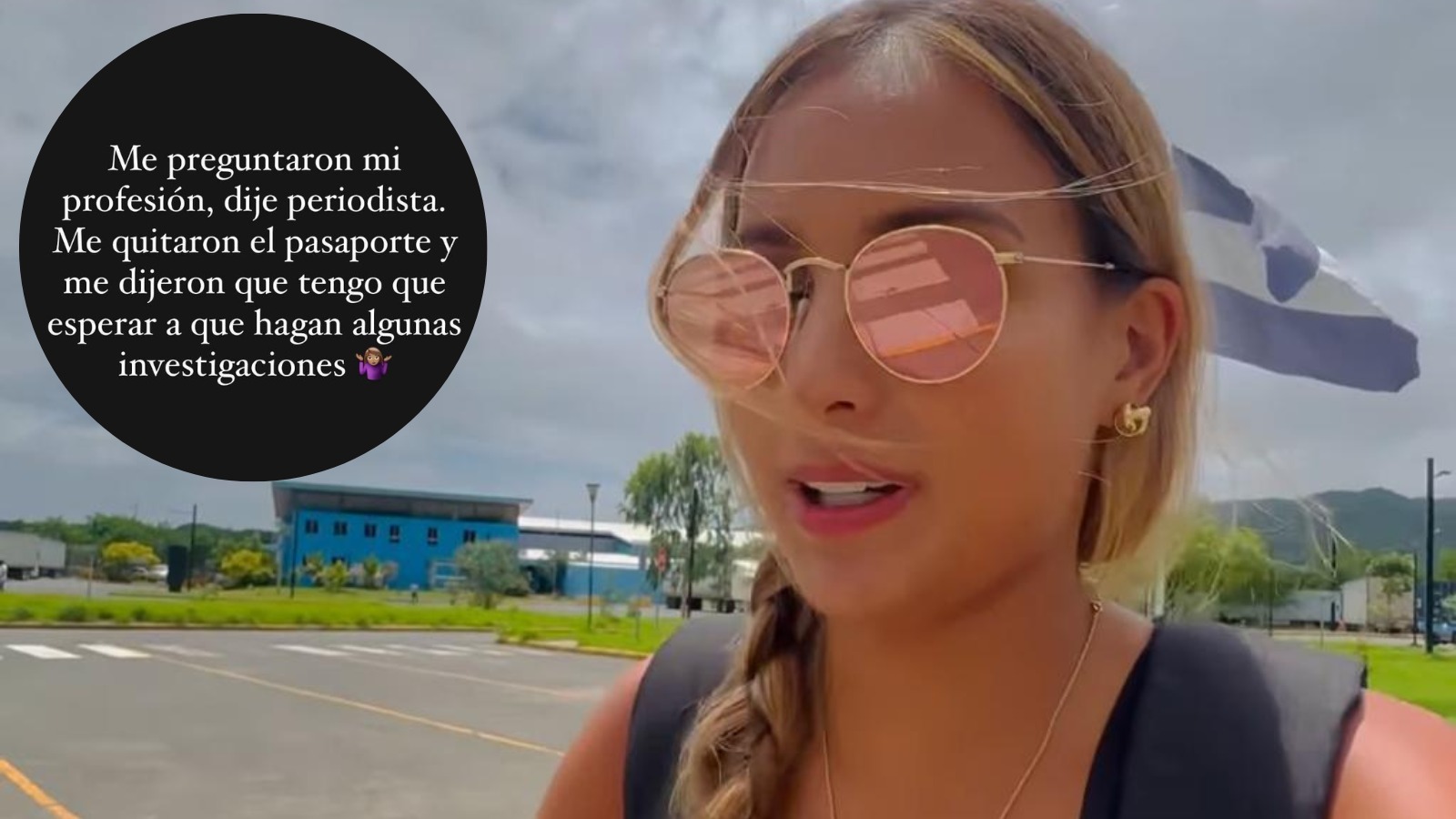 Influencer venezolana al intentar entrar a Nicaragua: «Me preguntaron mi profesión, dije periodista y me quitaron el pasaporte»