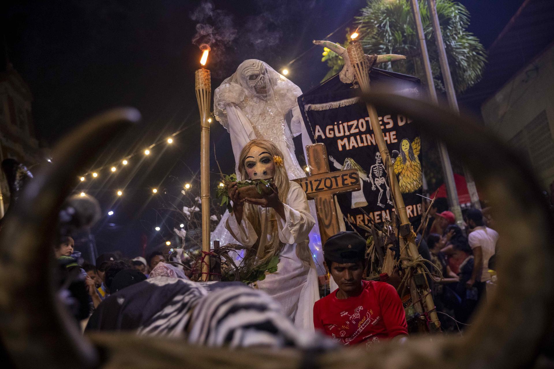 “Los Agüizotes”, la noche en que los “fantasmas” salen en Masaya 