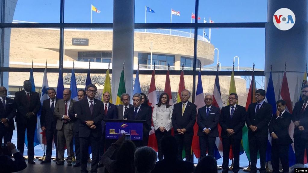 Grupo de Lima: “Democracia se restablecerá en Venezuela sólo con elecciones presidenciales libres”