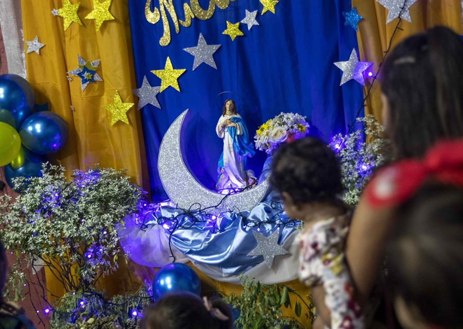 Los nicaragüenses celebran la tradicional ‘Gritería’ en medio de tensión con el régimen de Ortega